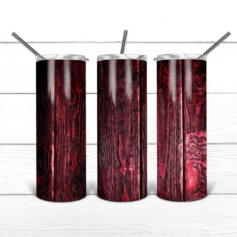 Download 20 Oz skinny tumbler wood wrap tapered straight template ...