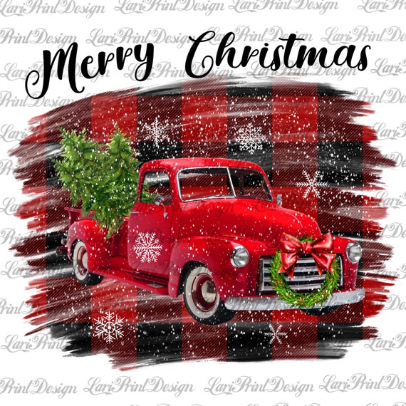 Merry Christmas Sublimation Design Instant Download Etsy