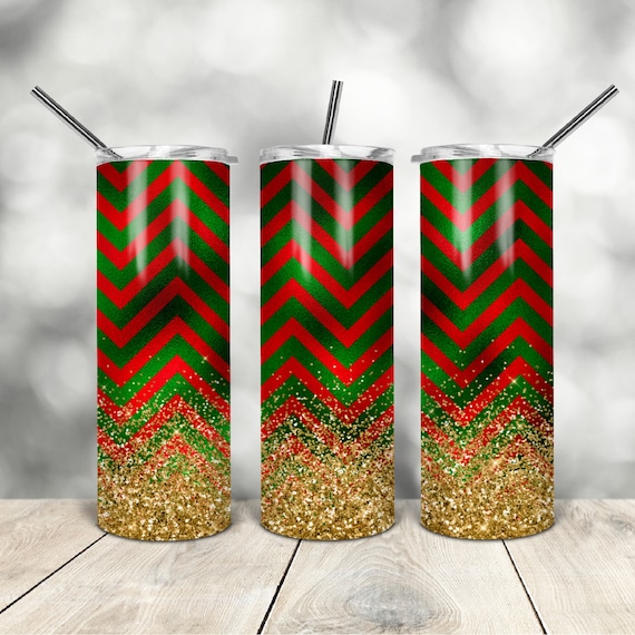 Fall Red Gold Glitter Sublimation Tumbler 20oz Skinny Design, 20oz Skinny  Glitter Tumbler Design, Tumbler DESIGN ONLY, Fall is in the Air