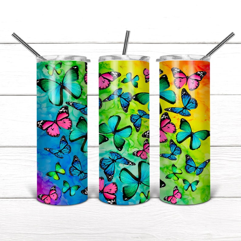 Download 20 Oz skinny tumbler alcohol ink wrap tapered straight | Etsy