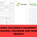 Children's Handwriting Practice Printable Worksheet - Etsy