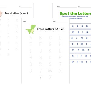 Children's Handwriting Practice Printable Worksheet - Etsy