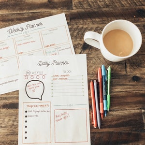 Fun Daily & Weekly Planner