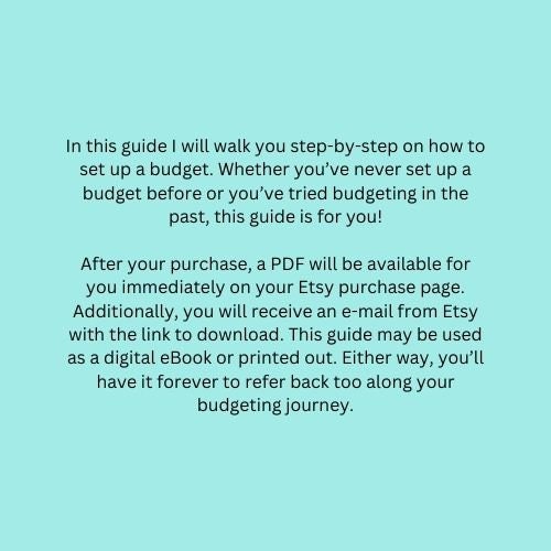 The Ultimate Beginners Guide To Budgeting Learn How To Budget Etsy The Ultimate Beginners Guide To Budgeting Learn How To Budget Etsy