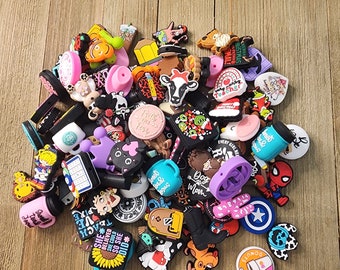 20 pc-Focal Bead Mix, 20pc Mix bag, Focal Beads, Silicone Beads, Silicone Mix