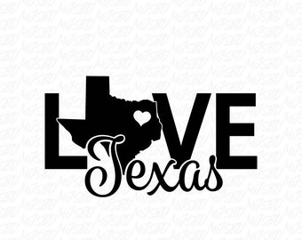 Download Texas Love Svg Etsy