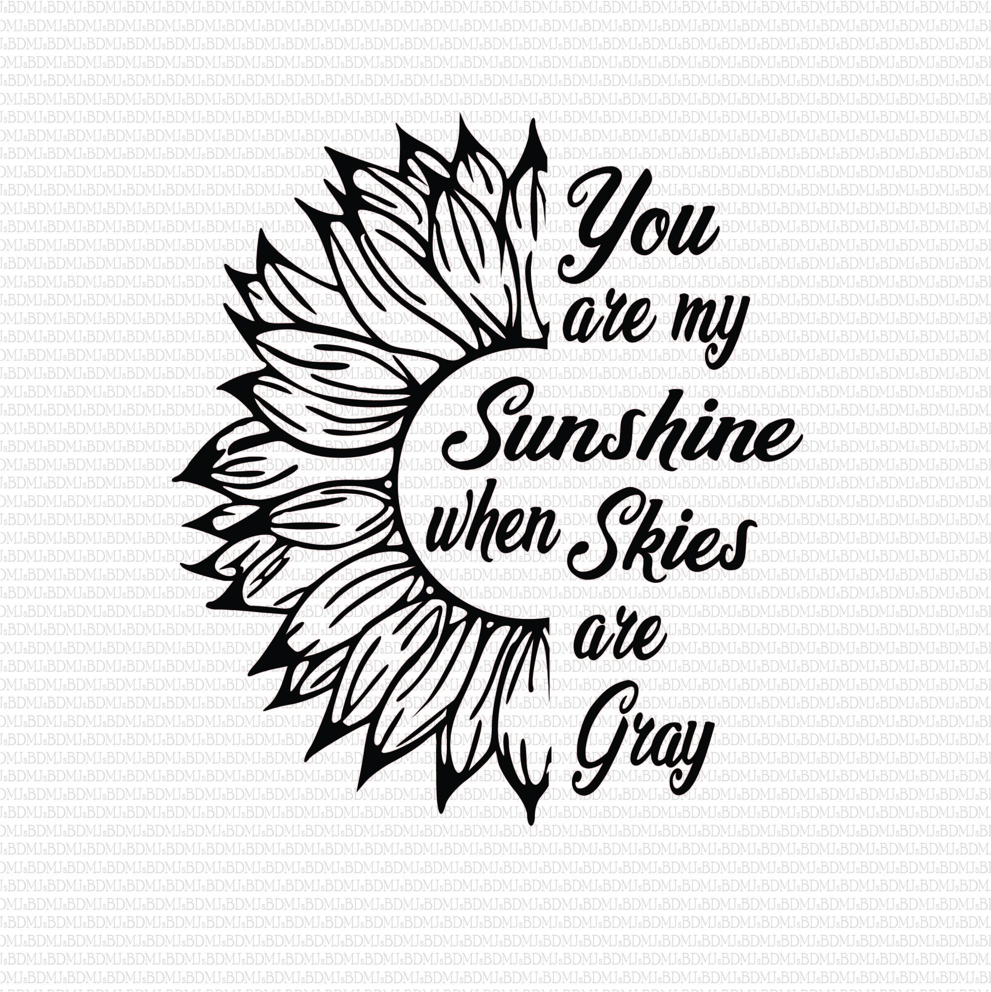 Craft Supplies & Tools eps You are my Sunshine SVG with pot leaves