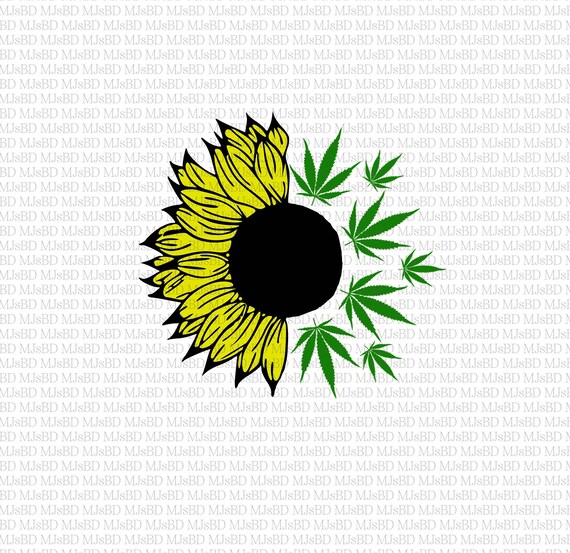 Free Free 227 Half Sunflower Half Weed Svg SVG PNG EPS DXF File
