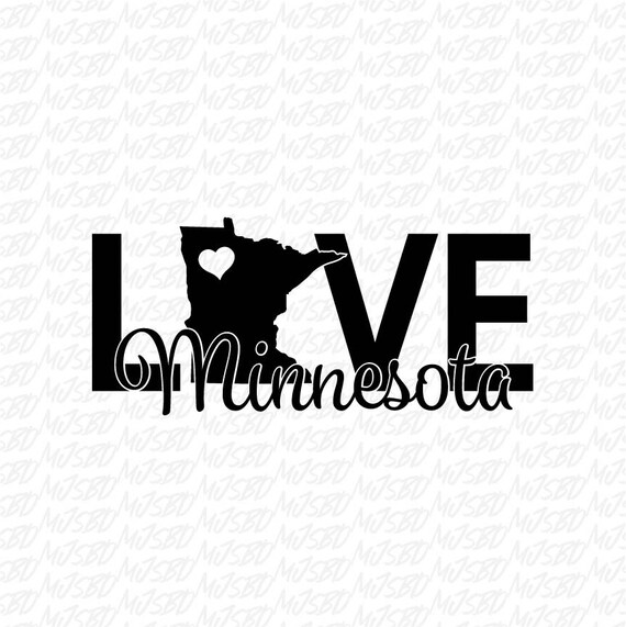 Minnesota Svg Minnesota Jpg Minnesota Png Minnesota Love Etsy