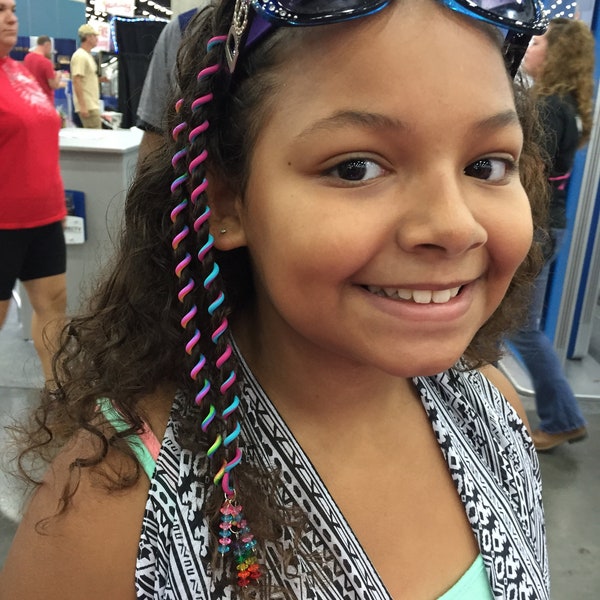 Twirly Do Hair Wraps Fun Girl Hair Styles and up dos. Looks Like a Braid but Works Like a Barrette!