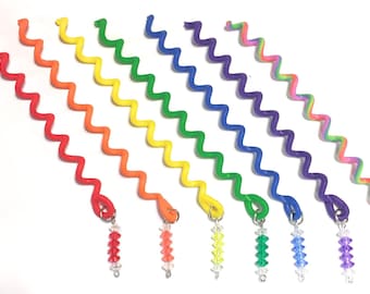Twirly Do "7 Pack"  colored Hair Wraps make Fun Girl Hair Styles and up dos. Looks Like a Braid but Works Like a Barrette!