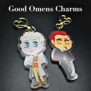 Good Omens Acrylic Charms