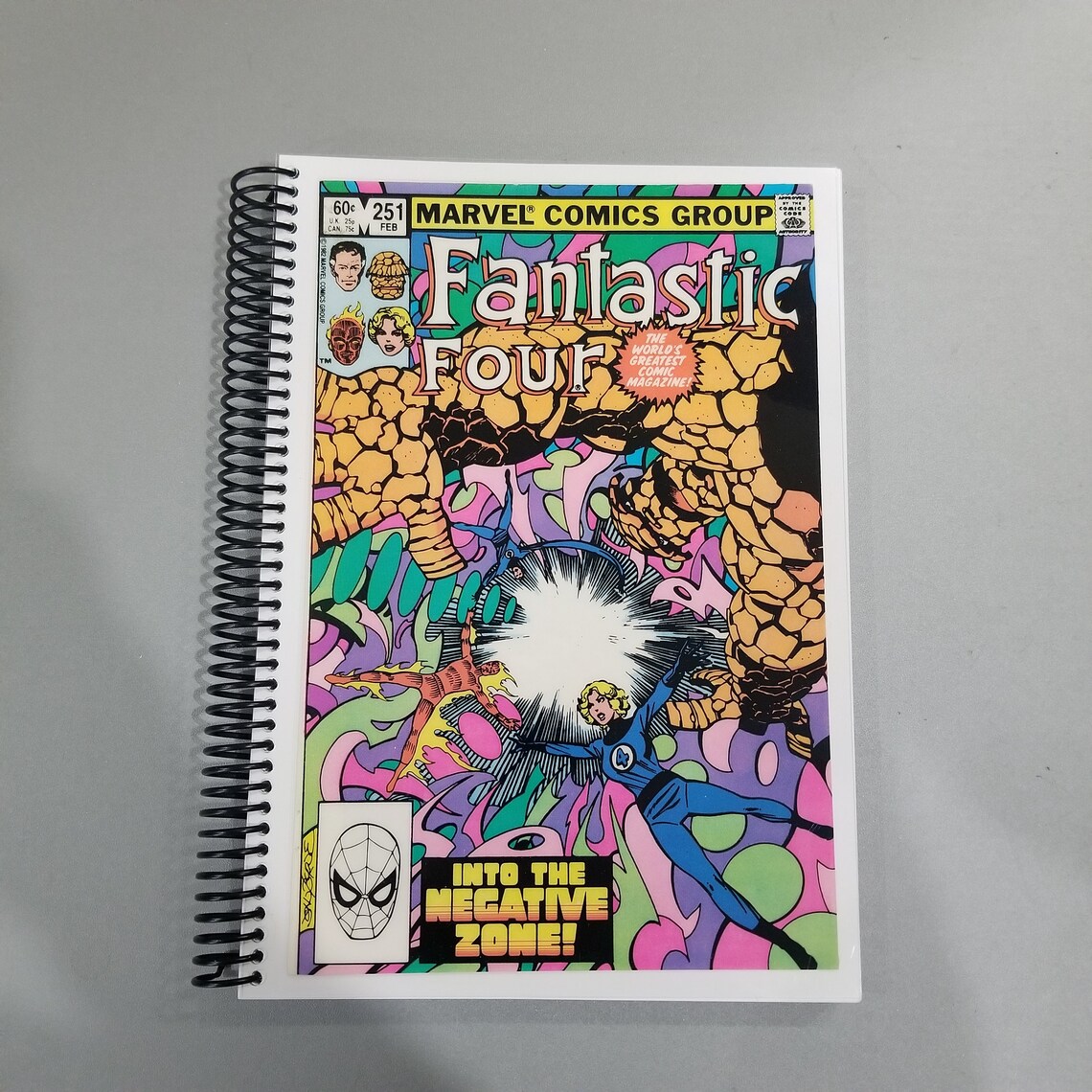 Comic Book Cover Notebook The Fantastic Four 251 Marvel Etsy