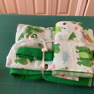 Baby Receiving blanket set frog print
