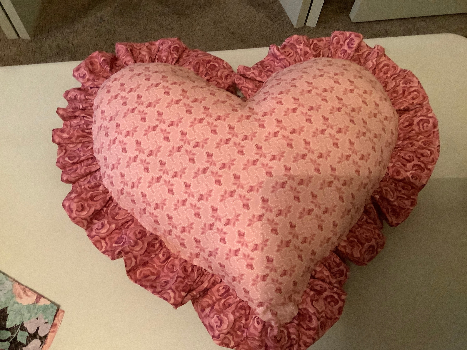 heart-shaped-pillow-with-ruffle-cut-out-and-sew-panel-etsy