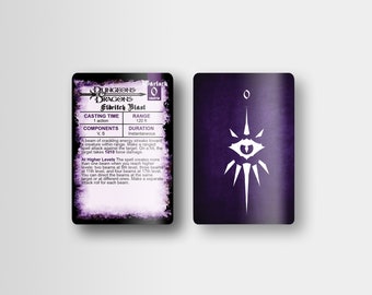 Dungeons and Dragons Warlock Spell Deck