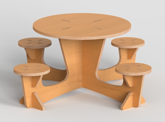 plywood kids table