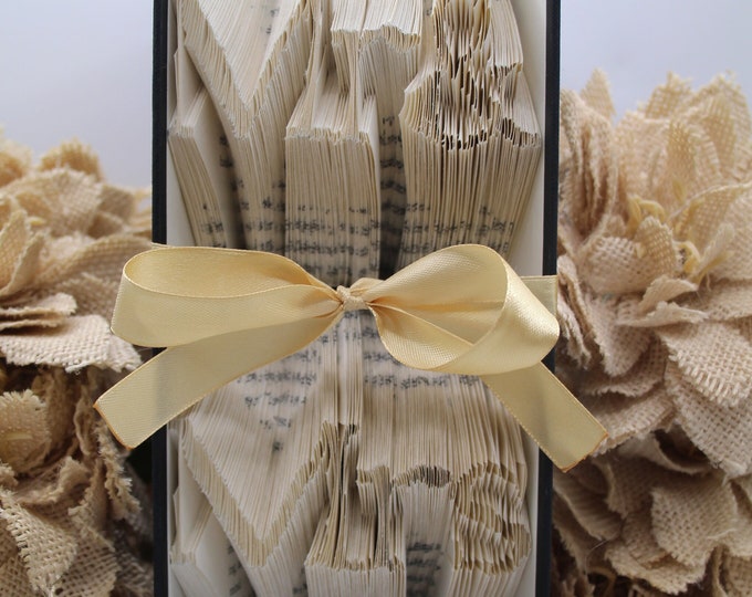 Featured listing image: Mr & Mrs book art - personalized wedding gift - unique wedding gift