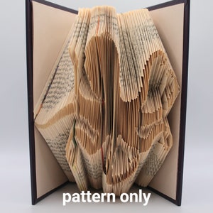 Octopus folded book pattern - origami - book folding pattern - DIY craft