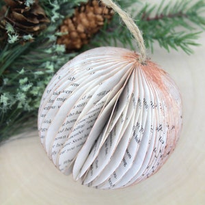 Vintage inspired honeycomb paper  Christmas tree ornament