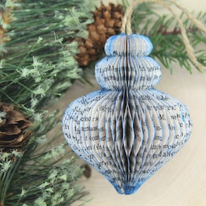 Honeycomb paper Christmas tree ornament