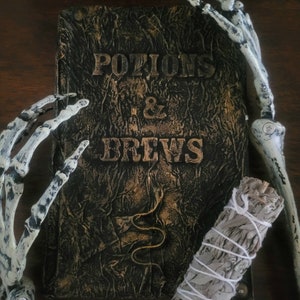 Halloween spell book - Handmade Halloween decoration
