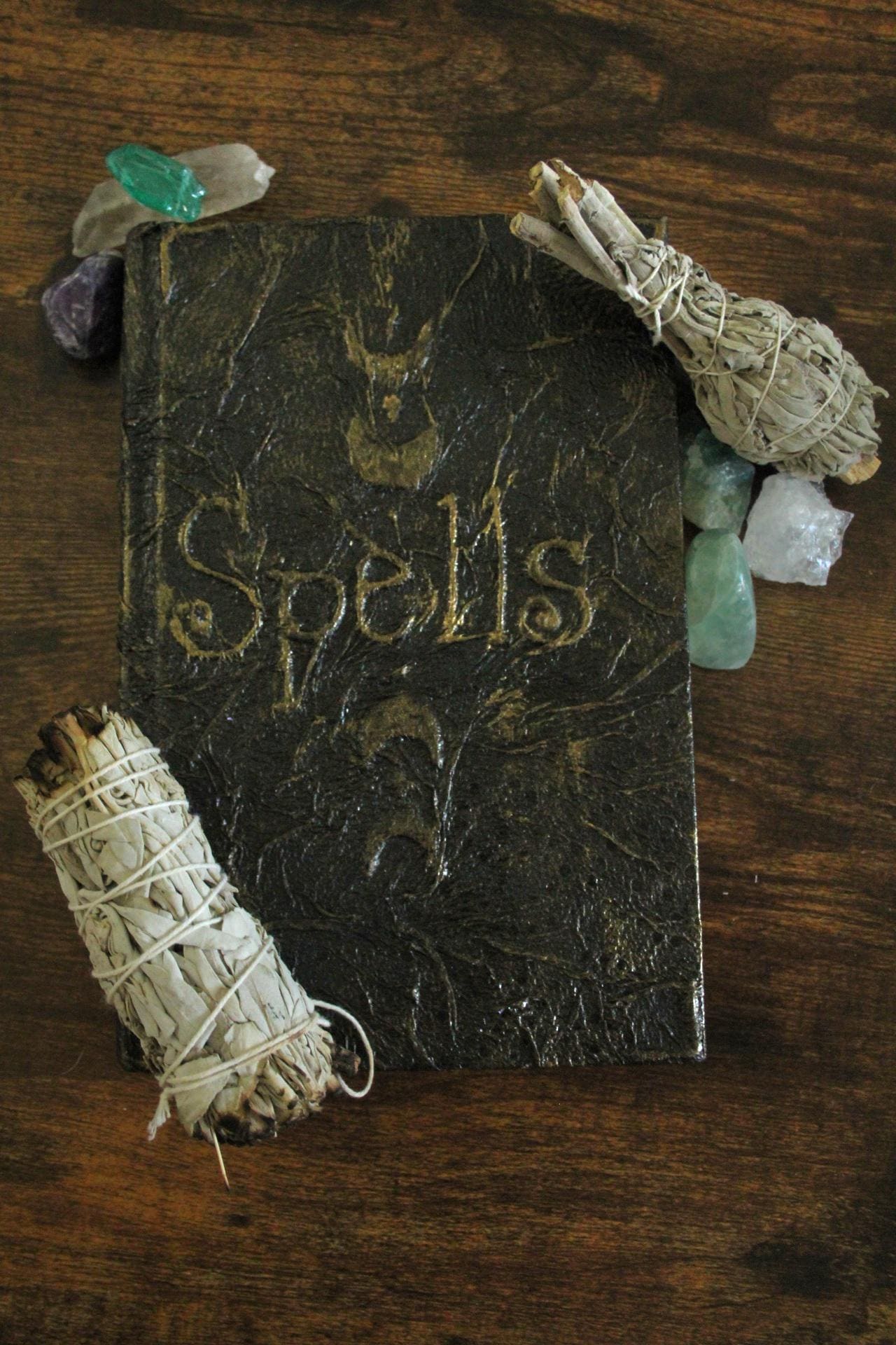 Handmade Halloween Spell Book: Witchy Decor