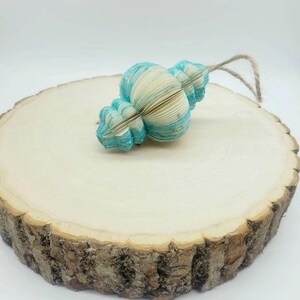 Paper Christmas Tree Ornament - vintage inspired book page ornament