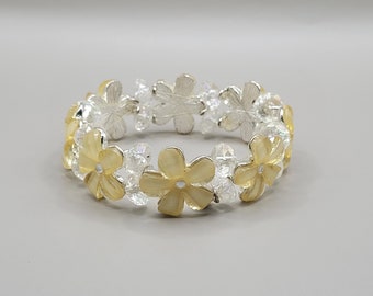 Floral Stretch Bracelet "RMN"