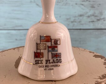 Vintage Six Flags over Mid America St Louis Bell Made in Japan