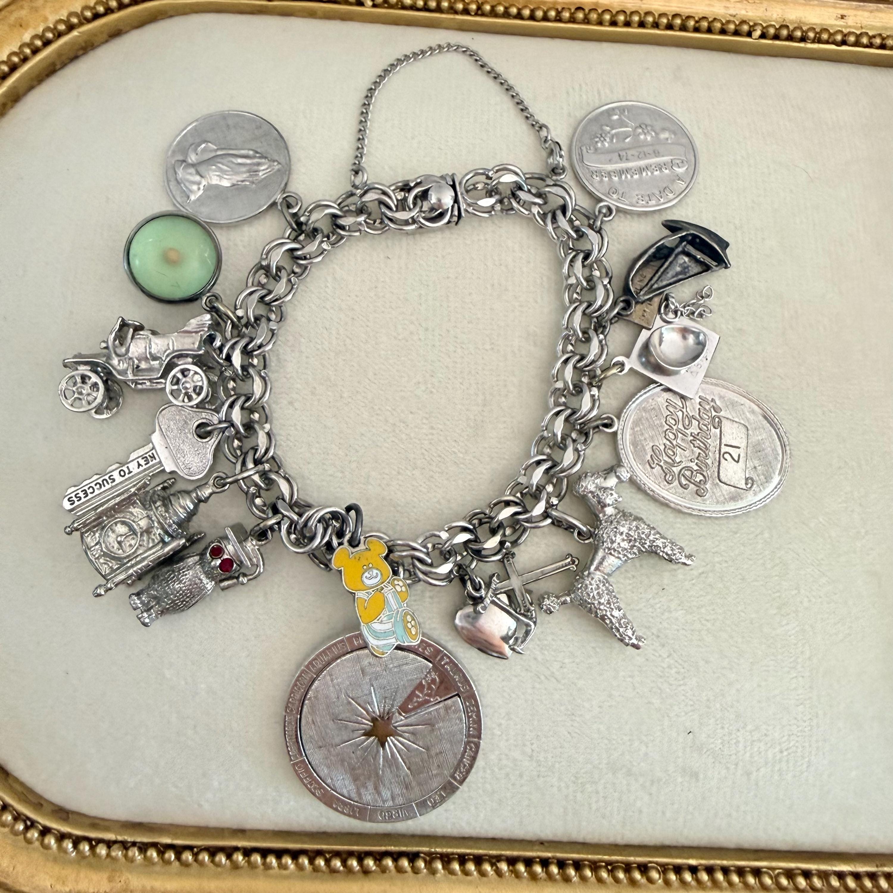 Vintage 1960s Silver Bracelets - Etsy