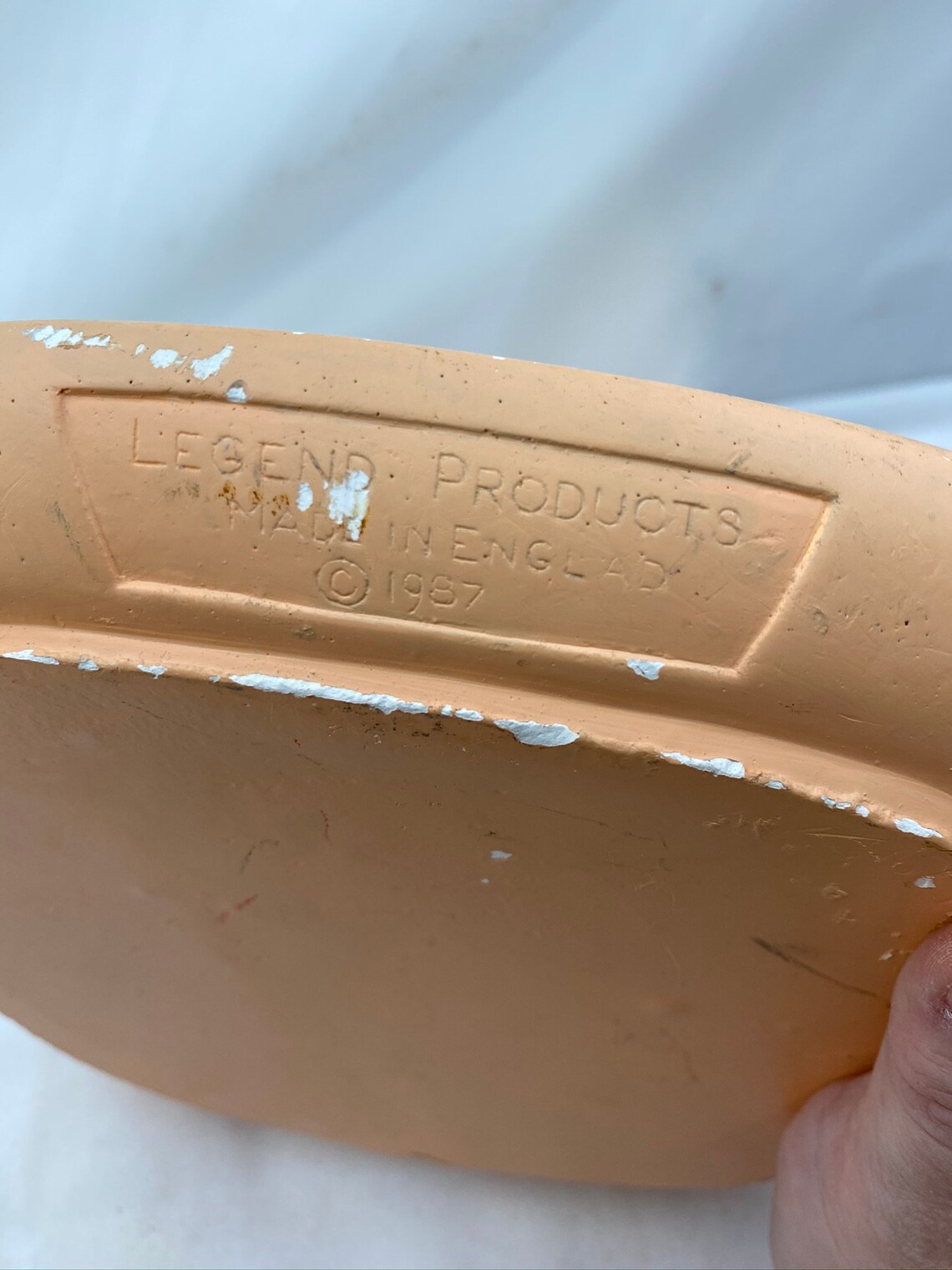 Vintage Legend Products Made in England 1987 Chalkware Plaster 3D ...