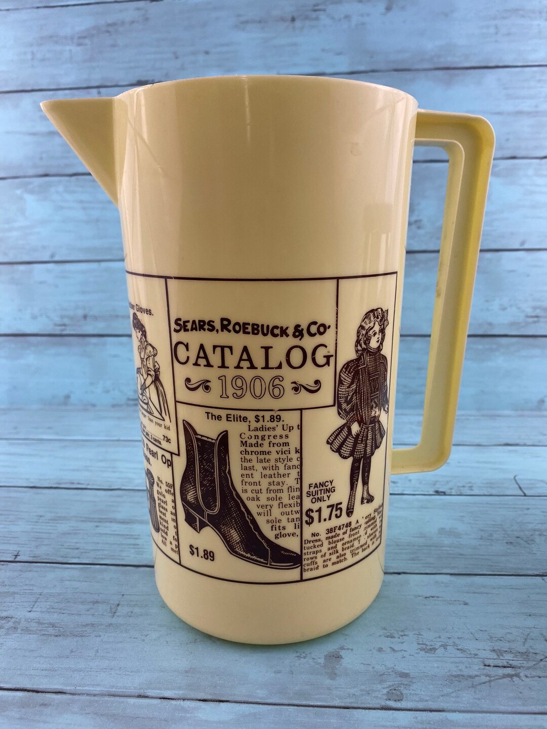 Vintage 70s Sears and Roebuck and Co Catalog 1906 Plastic Pitcher Etsy