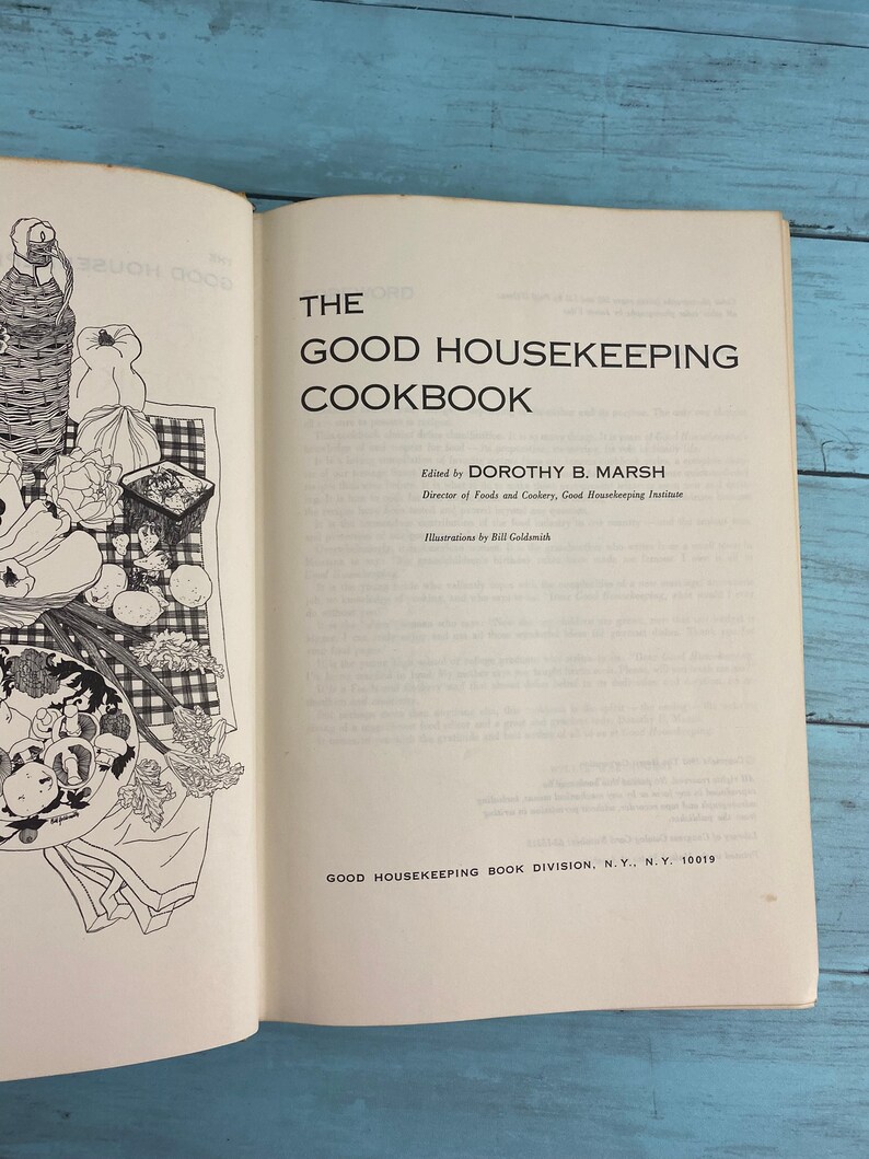 Vintage the Good Housekeeping Cookbook 1963 Edited by Dorothy B. Marsh