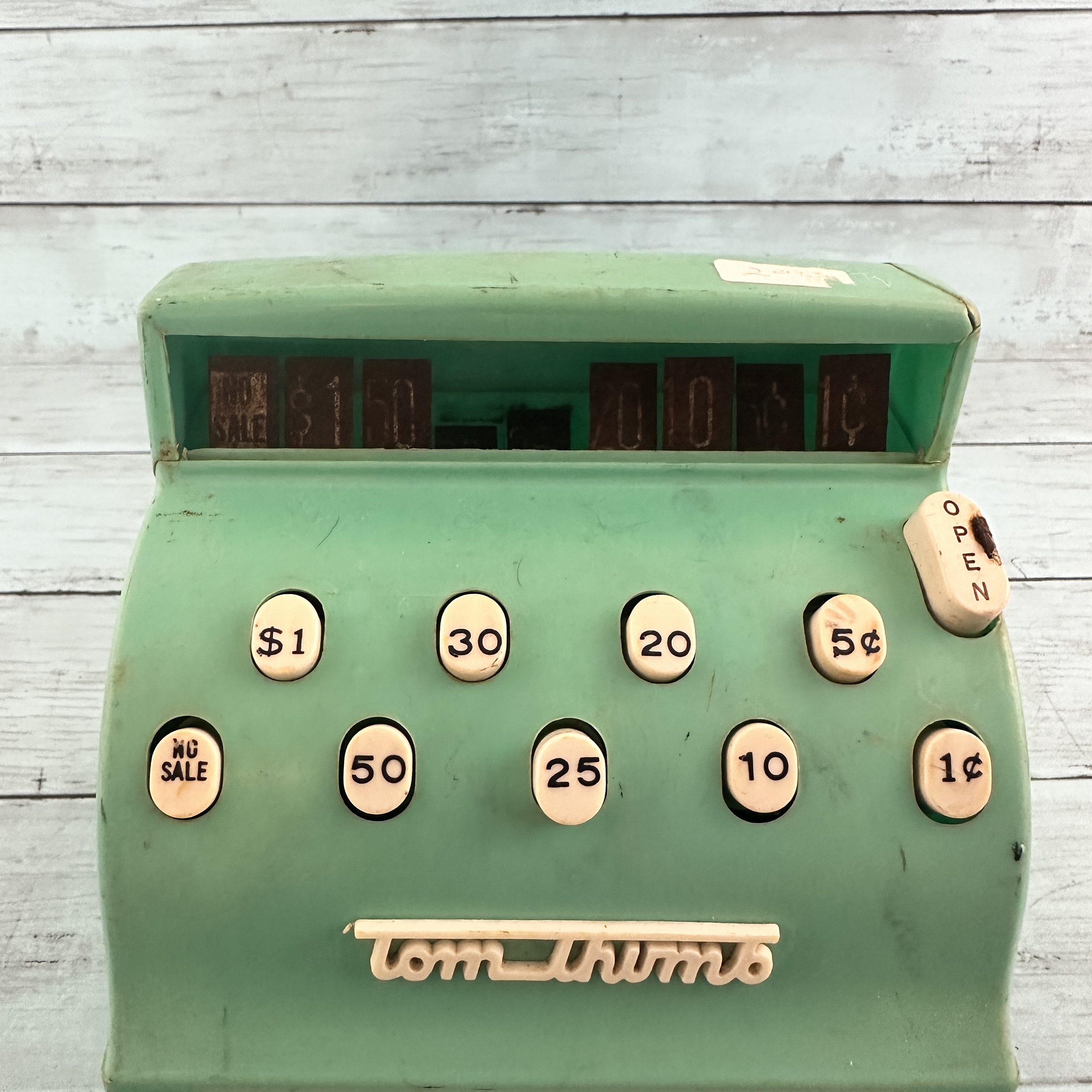 Vintage Tom Thumb Toy Cash Register - Etsy