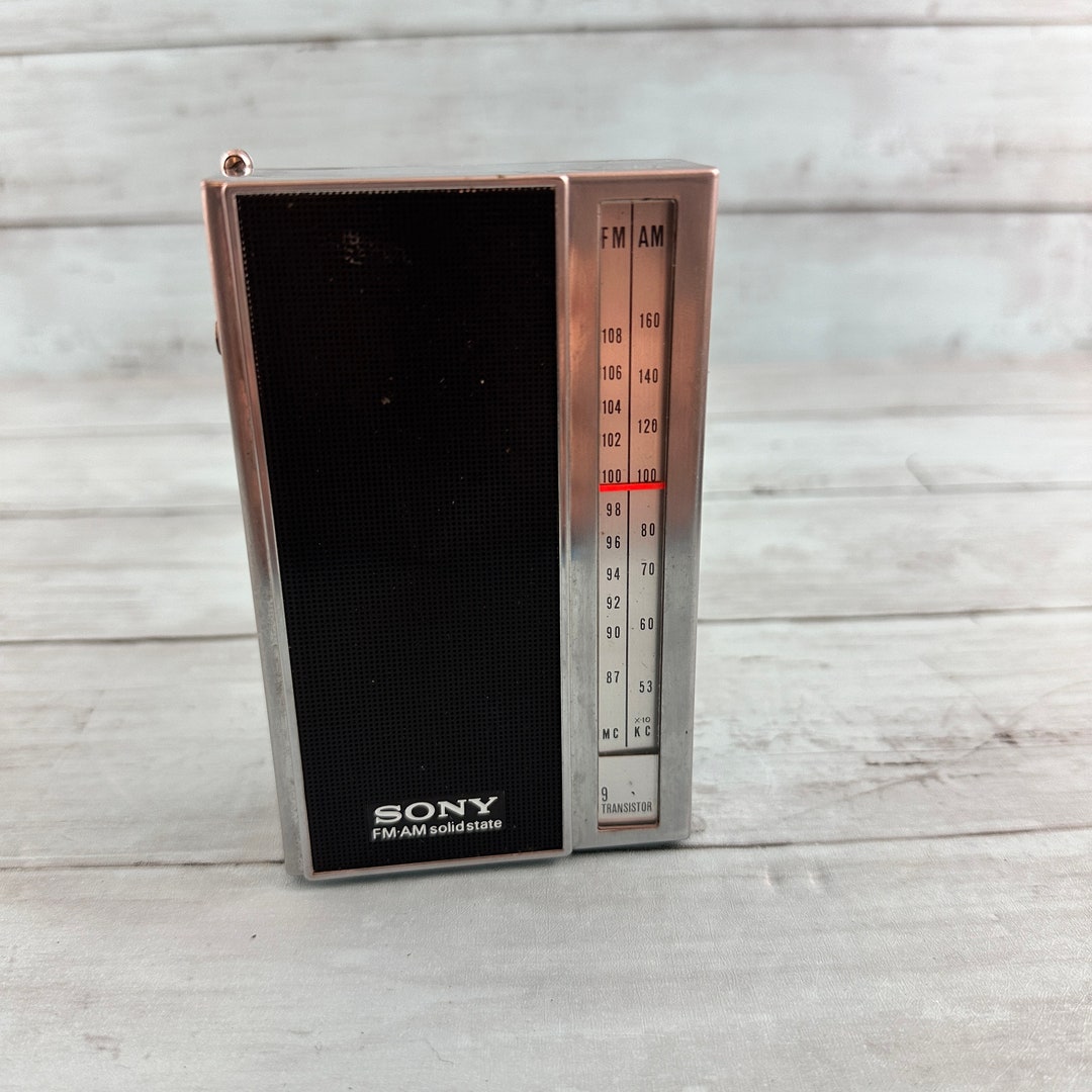 Vintage Sony AM/FM Transistor Radio 3F-77W Tokyo - Etsy
