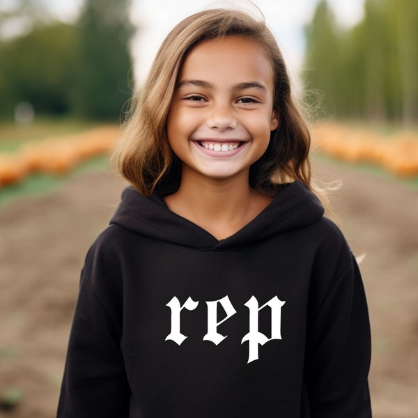 Rep Kids Hoodie, Reputation Hoodie, Taylor Swiftie Merch, Taylors Version, All Too Well, Midnights, Karma, 1989,  Youth Hoodie, Evermore