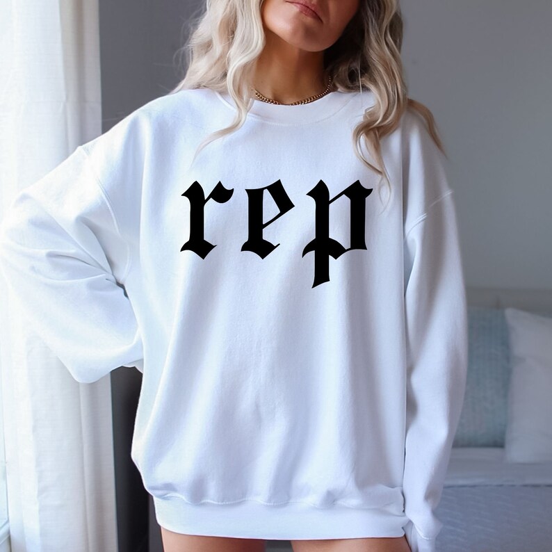 Original Reputation Merch Rep Sweatshirt, Reputation, Midnights, Eras, All Too Well, Karma, 1989 ...