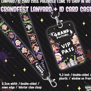 スプラトゥーン3 グランドフェスティバル アイドルストラップ＆IDカードケース 予約販売