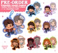 Stranger Things 5 Acrylic Charms 2" PREORDER (Will, Eleven, Mike, Max, Lucas, Dustin, Steve, Robin) product logo