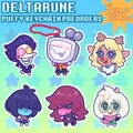 Deltarune Chapter 3 Puffy PVC Keychain 2” PREORDER ( Tenna, Spamton, Kris, Susie, Ralsei, Noelle) product logo