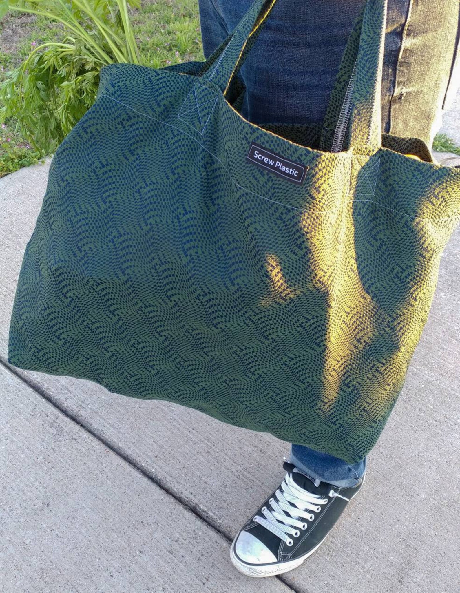 Fabric Shopping Tote Grocery Bag Etsy