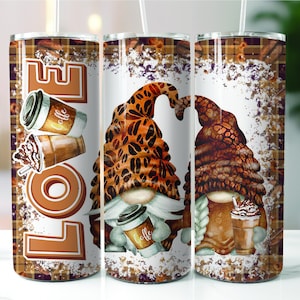 Gnome Coffee Love Stainless Steel Tumbler 20 oz.