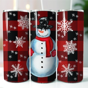 Snowman Stainless Steel Tumbler 20oz.