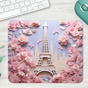 3D Eiffel Tower Mousepad