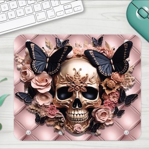 Rose / Skull / Butterfly Mousepad