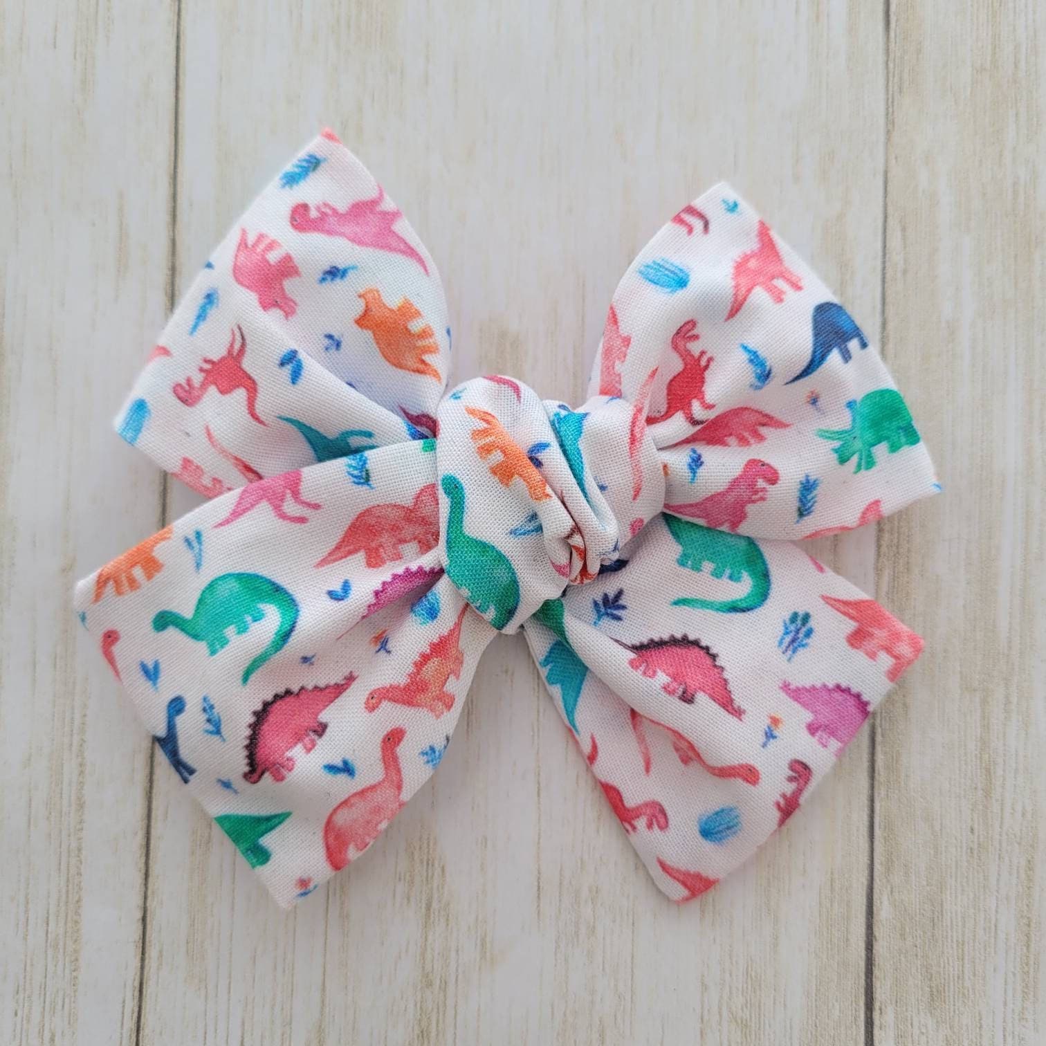 Dinosaur Hair Bow - Etsy