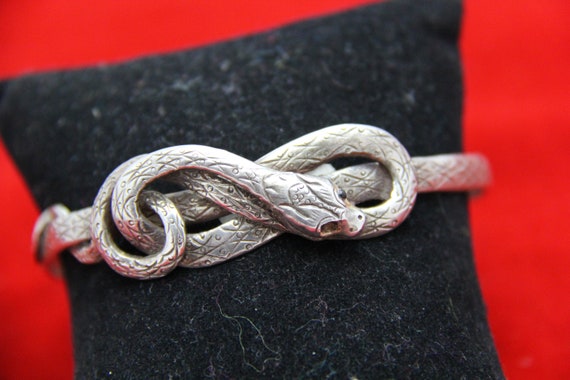 Nepali Silver Snake Bracelet