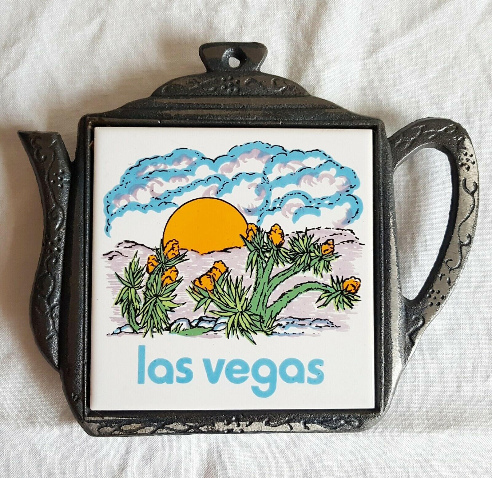Highland Home Our Neck Of The Woods Framed Stone Trivet