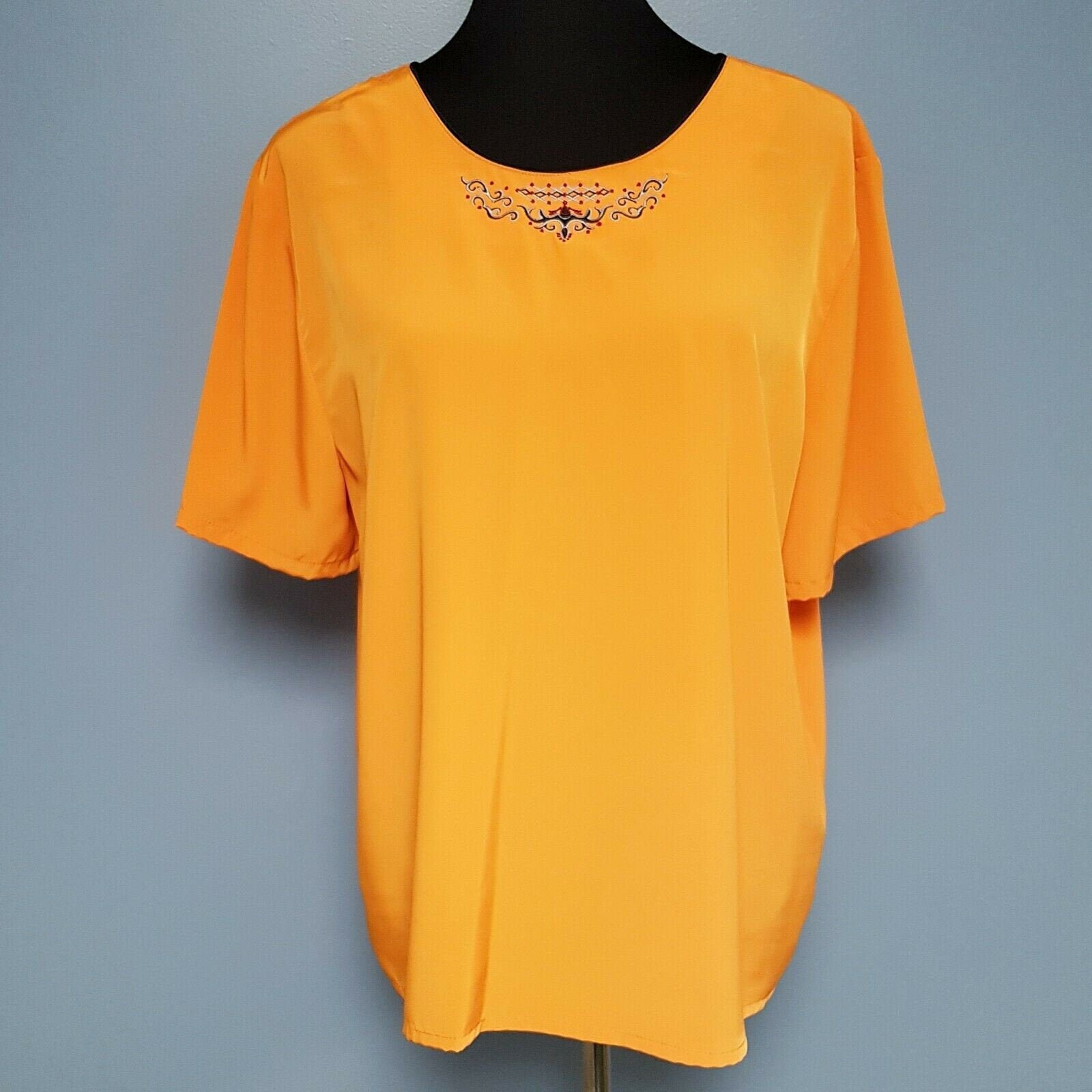 Ladies Yellow Blouse Shirt 